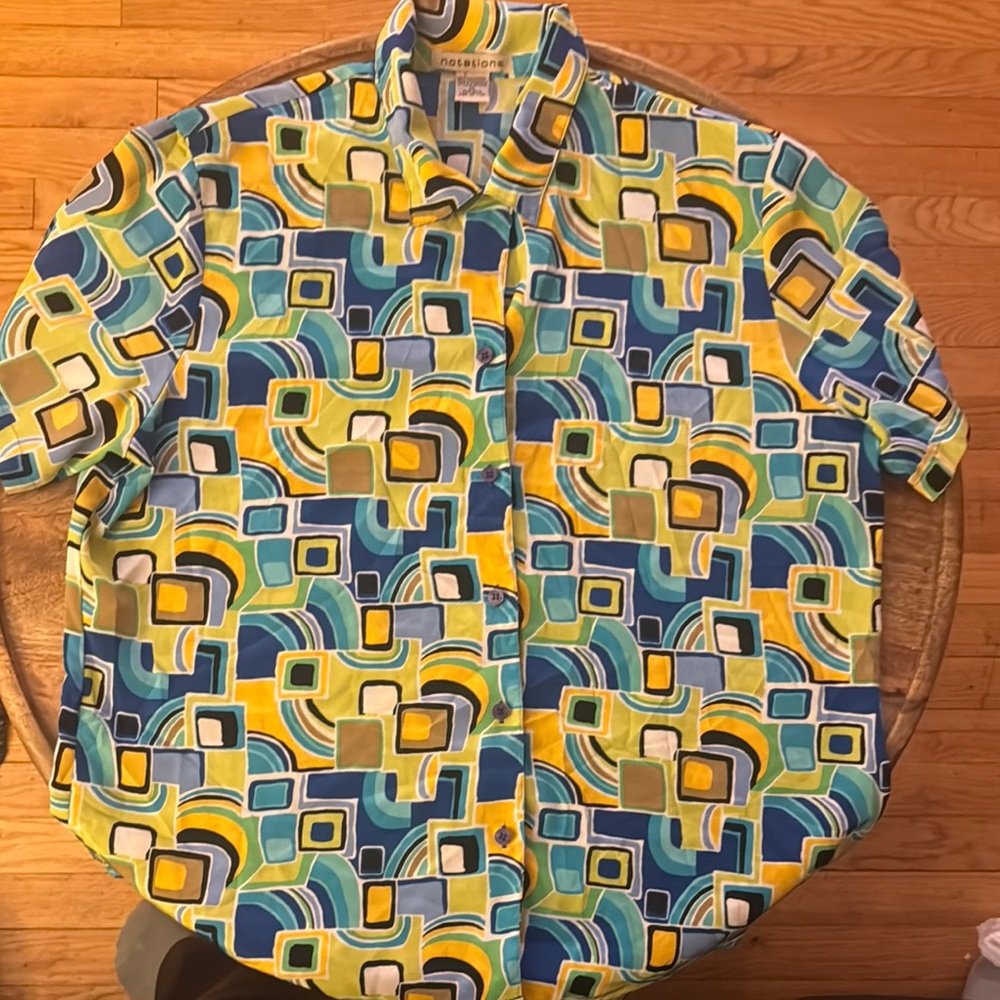 Colorful Geometric Shirt size XL